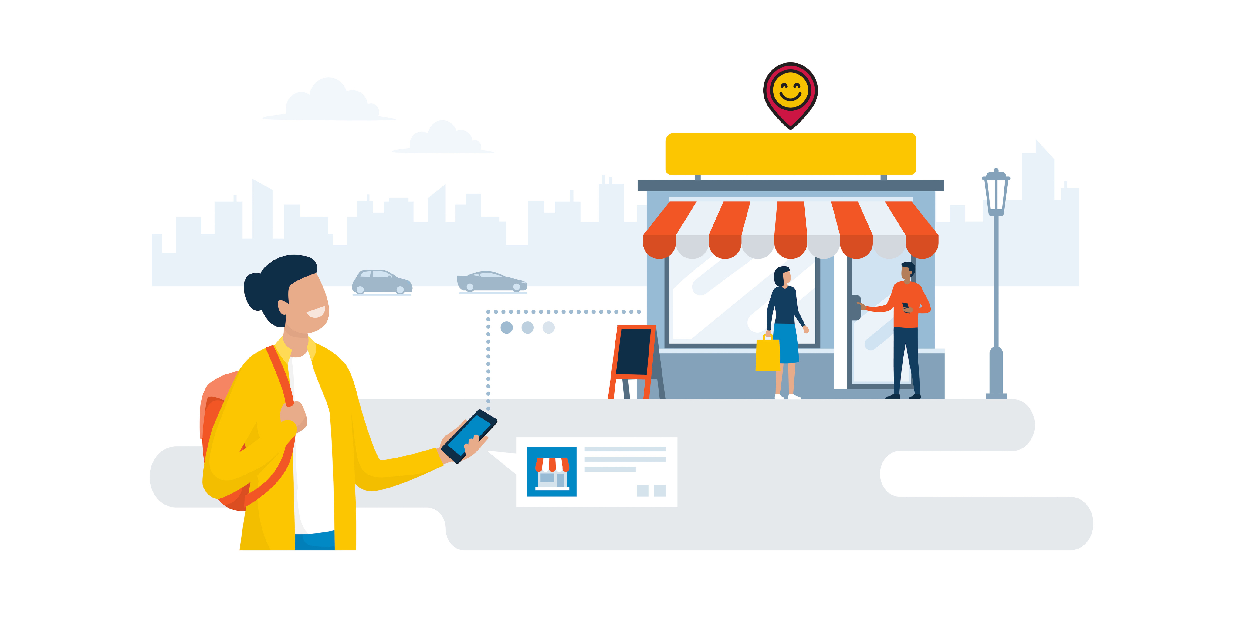 Smart visibility illustration